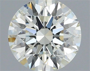 Picture of Natural Diamond 0.71 Carats, Round with Excellent Cut, J Color, SI1 Clarity and Certified by IGI