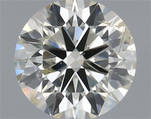 Picture of Natural Diamond 0.70 Carats, Round with Excellent Cut, J Color, SI2 Clarity and Certified by IGI