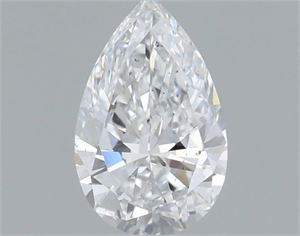Picture of Natural Diamond 0.50 Carats, Pear with  Cut, E Color, SI1 Clarity and Certified by GIA