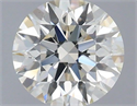 Natural Diamond 0.43 Carats, Round with Excellent Cut, H Color, SI2 Clarity and Certified by IGI