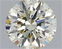 Natural Diamond 0.80 Carats, Round with Excellent Cut, M Color, SI2 Clarity and Certified by IGI