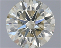 Natural Diamond 0.51 Carats, Round with Very Good Cut, K Color, I1 Clarity and Certified by IGI