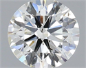 Natural Diamond 0.70 Carats, Round with Excellent Cut, H Color, SI2 Clarity and Certified by IGI