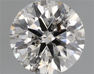 Picture of Natural Diamond 0.73 Carats, Round with Very Good Cut, H Color, I1 Clarity and Certified by GIA