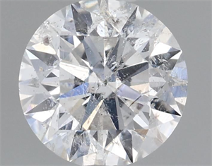 Picture of Natural Diamond 0.71 Carats, Round with Very Good Cut, E Color, I1 Clarity and Certified by GIA