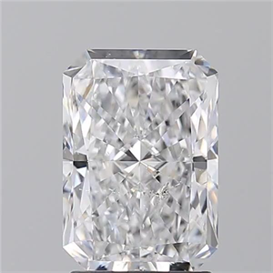 Picture of Natural Diamond 2.23 Carats, Radiant with  Cut, D Color, SI2 Clarity and Certified by GIA
