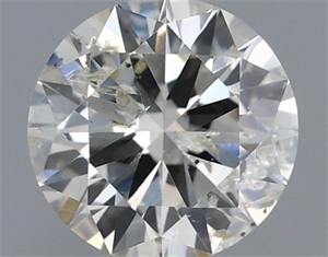 Picture of Natural Diamond 0.71 Carats, Round with Excellent Cut, I Color, I1 Clarity and Certified by IGI