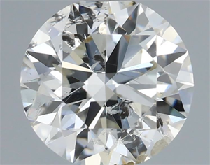 Picture of Natural Diamond 0.70 Carats, Round with Excellent Cut, I Color, I1 Clarity and Certified by IGI
