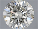 Natural Diamond 0.70 Carats, Round with Excellent Cut, I Color, I1 Clarity and Certified by IGI