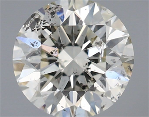 Picture of Natural Diamond 0.70 Carats, Round with Excellent Cut, I Color, I1 Clarity and Certified by IGI