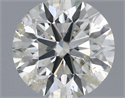 Natural Diamond 0.70 Carats, Round with Excellent Cut, I Color, I1 Clarity and Certified by IGI