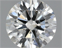 Natural Diamond 0.70 Carats, Round with Excellent Cut, I Color, I1 Clarity and Certified by IGI