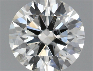 Picture of Natural Diamond 0.70 Carats, Round with Excellent Cut, I Color, I1 Clarity and Certified by IGI
