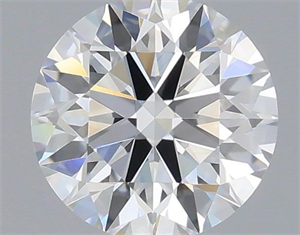 Picture of Natural Diamond 0.51 Carats, Round with Excellent Cut, G Color, VVS1 Clarity and Certified by IGI