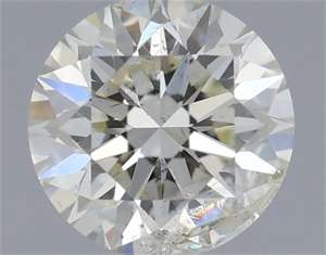 Picture of Natural Diamond 0.74 Carats, Round with Excellent Cut, I Color, I1 Clarity and Certified by IGI
