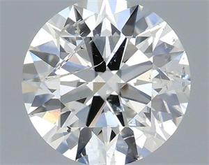 Picture of Natural Diamond 0.70 Carats, Round with Excellent Cut, I Color, I1 Clarity and Certified by IGI