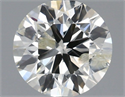 Natural Diamond 0.83 Carats, Round with Excellent Cut, I Color, I1 Clarity and Certified by IGI