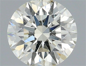 Picture of Natural Diamond 0.60 Carats, Round with Excellent Cut, L Color, SI1 Clarity and Certified by IGI
