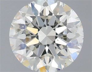 Picture of Natural Diamond 0.70 Carats, Round with Excellent Cut, H Color, SI2 Clarity and Certified by IGI