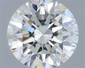 Picture of Natural Diamond 0.40 Carats, Round with Excellent Cut, G Color, SI2 Clarity and Certified by IGI