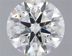Picture of Natural Diamond 0.70 Carats, Round with Excellent Cut, G Color, SI2 Clarity and Certified by IGI