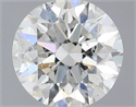 Natural Diamond 0.70 Carats, Round with Excellent Cut, G Color, SI2 Clarity and Certified by IGI