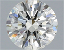 Natural Diamond 0.80 Carats, Round with Excellent Cut, I Color, SI2 Clarity and Certified by IGI