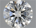 Natural Diamond 0.71 Carats, Round with Excellent Cut, I Color, I1 Clarity and Certified by IGI