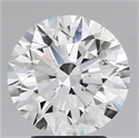 Natural Diamond 2.87 Carats, Round with Excellent Cut, G Color, VVS2 Clarity and Certified by GIA