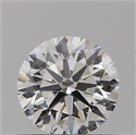 Natural Diamond 0.50 Carats, Round with Excellent Cut, D Color, VS2 Clarity and Certified by IGI