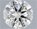 Natural Diamond 0.73 Carats, Round with Excellent Cut, I Color, SI2 Clarity and Certified by IGI