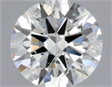 Natural Diamond 0.70 Carats, Round with Excellent Cut, I Color, SI2 Clarity and Certified by IGI