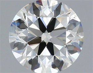 Picture of Natural Diamond 0.70 Carats, Round with Very Good Cut, I Color, SI2 Clarity and Certified by IGI