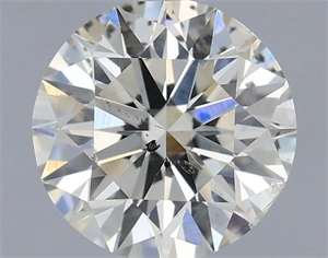 Picture of Natural Diamond 0.70 Carats, Round with Very Good Cut, I Color, SI2 Clarity and Certified by IGI
