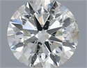 Natural Diamond 0.70 Carats, Round with Excellent Cut, H Color, I1 Clarity and Certified by IGI
