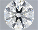 Natural Diamond 0.70 Carats, Round with Excellent Cut, I Color, SI2 Clarity and Certified by IGI
