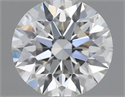 Natural Diamond 0.54 Carats, Round with Excellent Cut, I Color, VVS2 Clarity and Certified by GIA