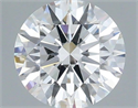 Lab Grown Diamond 1.25 Carats, Round with Ideal Cut, E Color, VVS2 Clarity and Certified by IGI