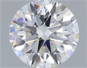 Lab Grown Diamond 1.00 Carats, Round with Ideal Cut, D Color, VS1 Clarity and Certified by IGI