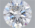 Lab Grown Diamond 1.04 Carats, Round with Ideal Cut, D Color, VVS1 Clarity and Certified by IGI