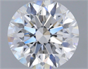 Lab Grown Diamond 1.06 Carats, Round with Ideal Cut, D Color, VVS2 Clarity and Certified by IGI