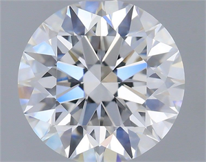 Picture of Lab Grown Diamond 1.06 Carats, Round with Ideal Cut, D Color, VVS2 Clarity and Certified by IGI
