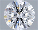 Lab Grown Diamond 1.09 Carats, Round with Ideal Cut, D Color, VVS2 Clarity and Certified by IGI