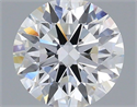 Lab Grown Diamond 1.00 Carats, Round with Ideal Cut, D Color, VVS2 Clarity and Certified by IGI
