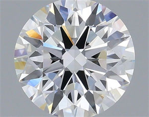 Picture of Lab Grown Diamond 1.00 Carats, Round with Ideal Cut, D Color, VVS2 Clarity and Certified by IGI