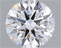 Lab Grown Diamond 1.04 Carats, Round with Ideal Cut, D Color, VVS1 Clarity and Certified by IGI