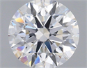 Lab Grown Diamond 1.08 Carats, Round with Ideal Cut, D Color, VVS2 Clarity and Certified by IGI