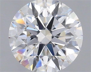Picture of Lab Grown Diamond 1.08 Carats, Round with Ideal Cut, D Color, VVS2 Clarity and Certified by IGI