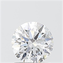 Lab Grown Diamond 1.10 Carats, Round with Ideal Cut, D Color, VS1 Clarity and Certified by IGI