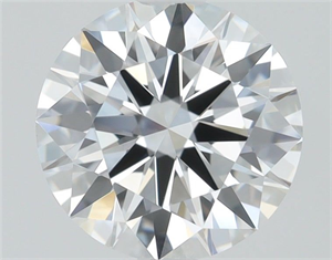 Picture of Lab Grown Diamond 1.03 Carats, Round with Ideal Cut, D Color, VVS2 Clarity and Certified by IGI
